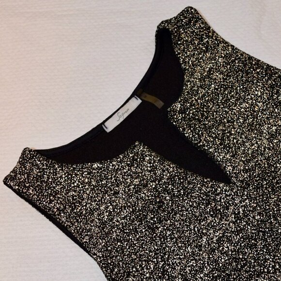 Like new SOPRANO black & silver cocktail dress - Picture 4 of 6